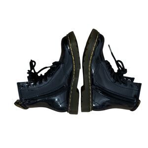 Dr. Martens Black Glossy Combat Boots